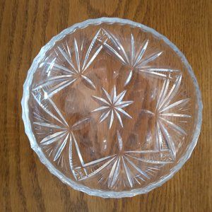 Candy Dish, Vintage, Cut Glass